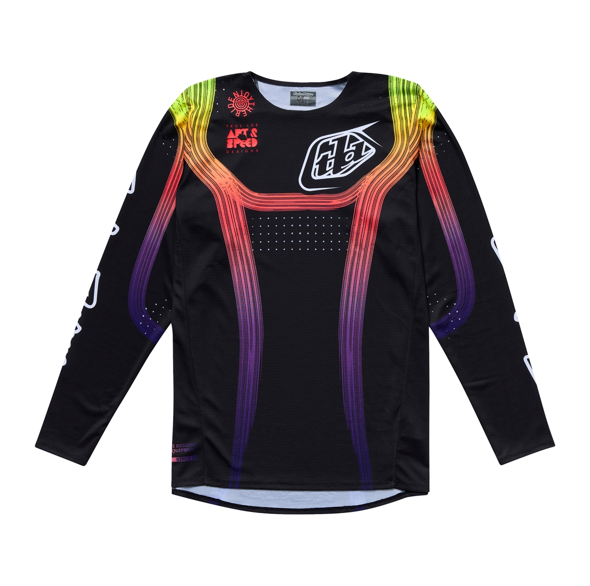 Troy Lee Designs SE Pro Stripes Youth Kit Combo - Black / Multicolour