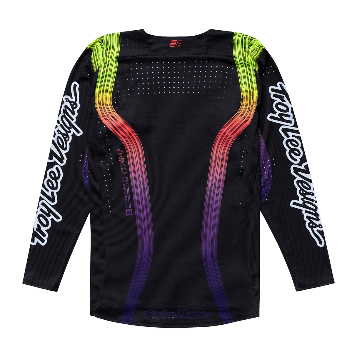 Troy Lee Designs SE Pro Stripes Youth Jersey - Black / Multicolour