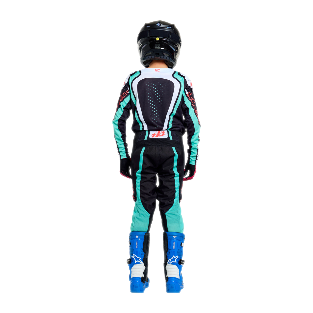 Youth GP PRO Pant Roller - Black/Teal