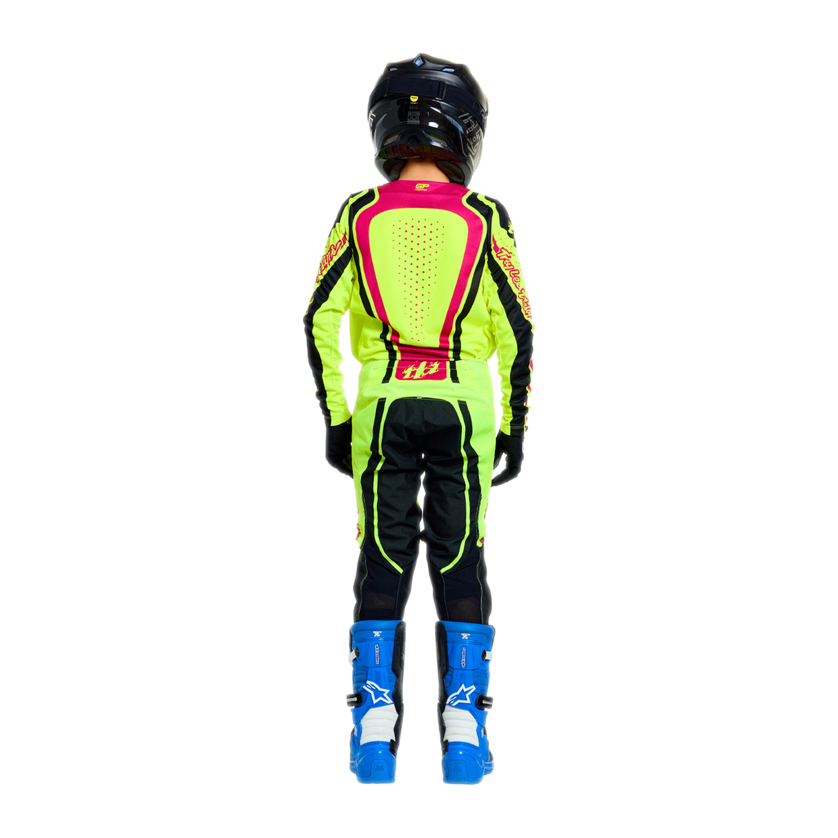 Youth GP PRO Pant Roller - Flo Yellow/Fuchsia