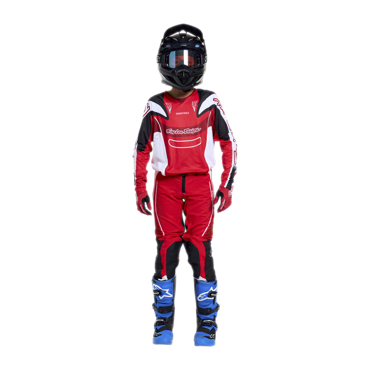 Youth SE PRO Pant Salvo - Red/White