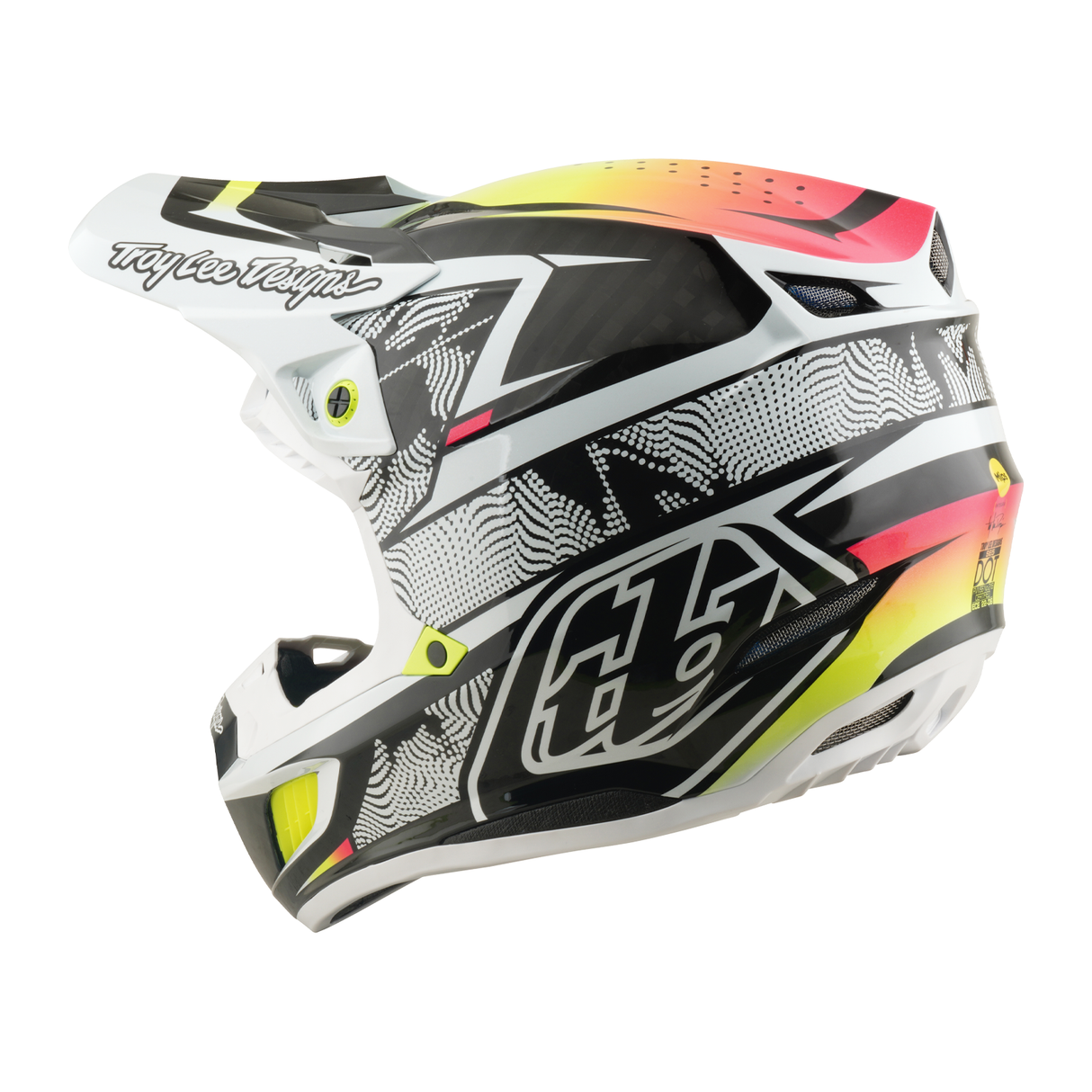 SE5 Carbon Helmet w/Mips Lined Up - White