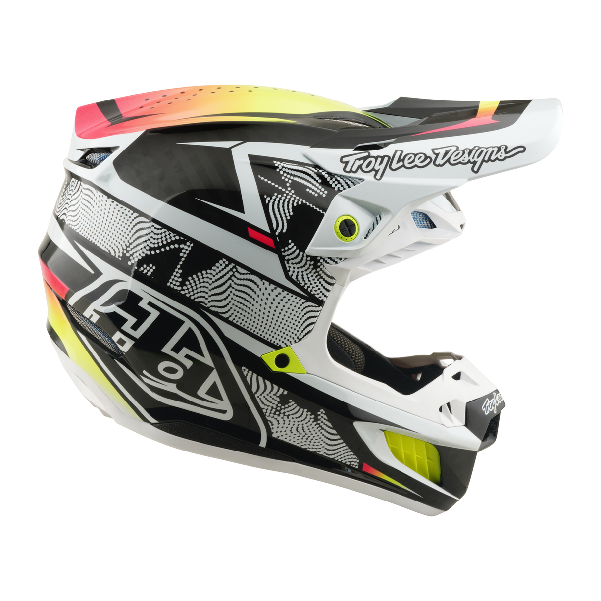 SE5 Carbon Helmet w/Mips Lined Up - White