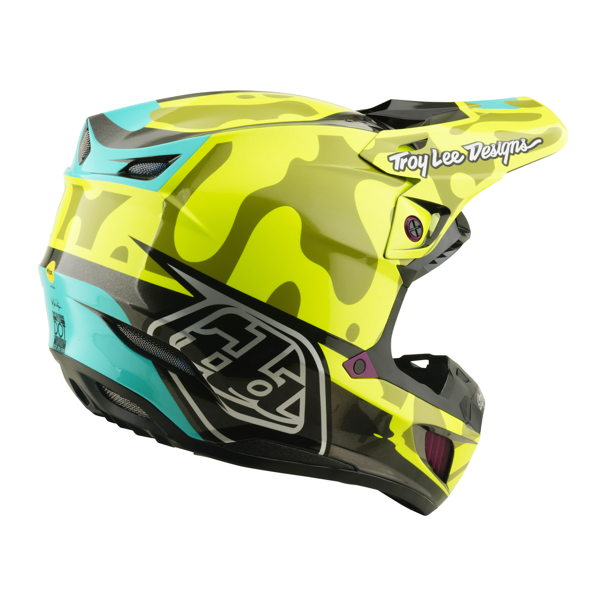 SE5 Composite Helmet w/Mips Myth - Flo Yellow