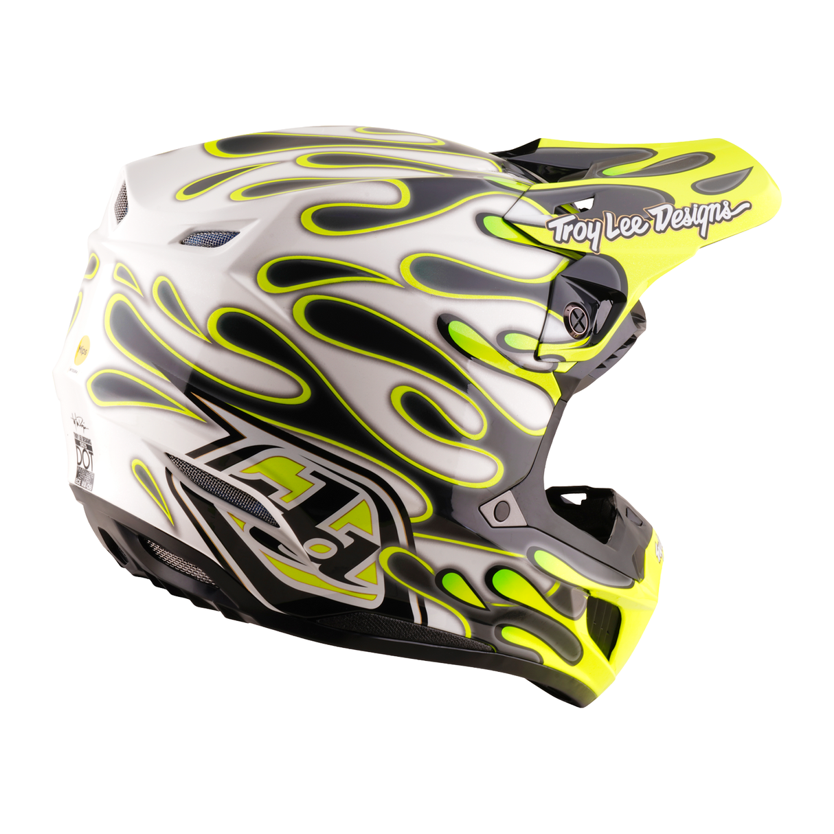 SE5 COMPOSITE Helmet w/Mips Overspray - Charcoal/Flo Yellow