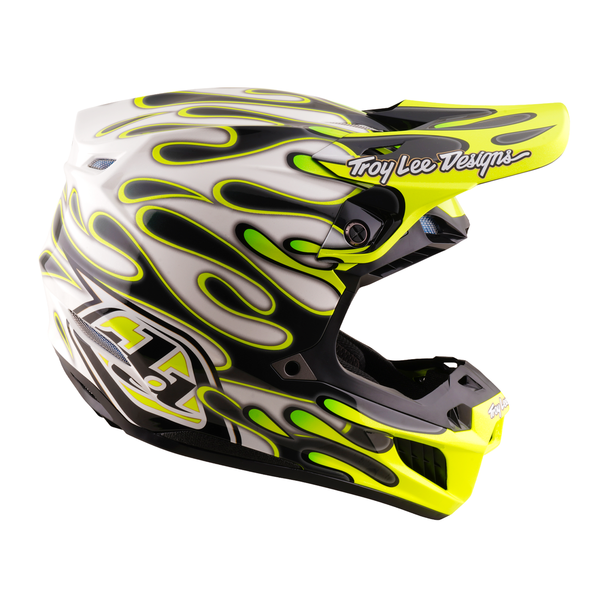 SE5 COMPOSITE Helmet w/Mips Overspray - Charcoal/Flo Yellow