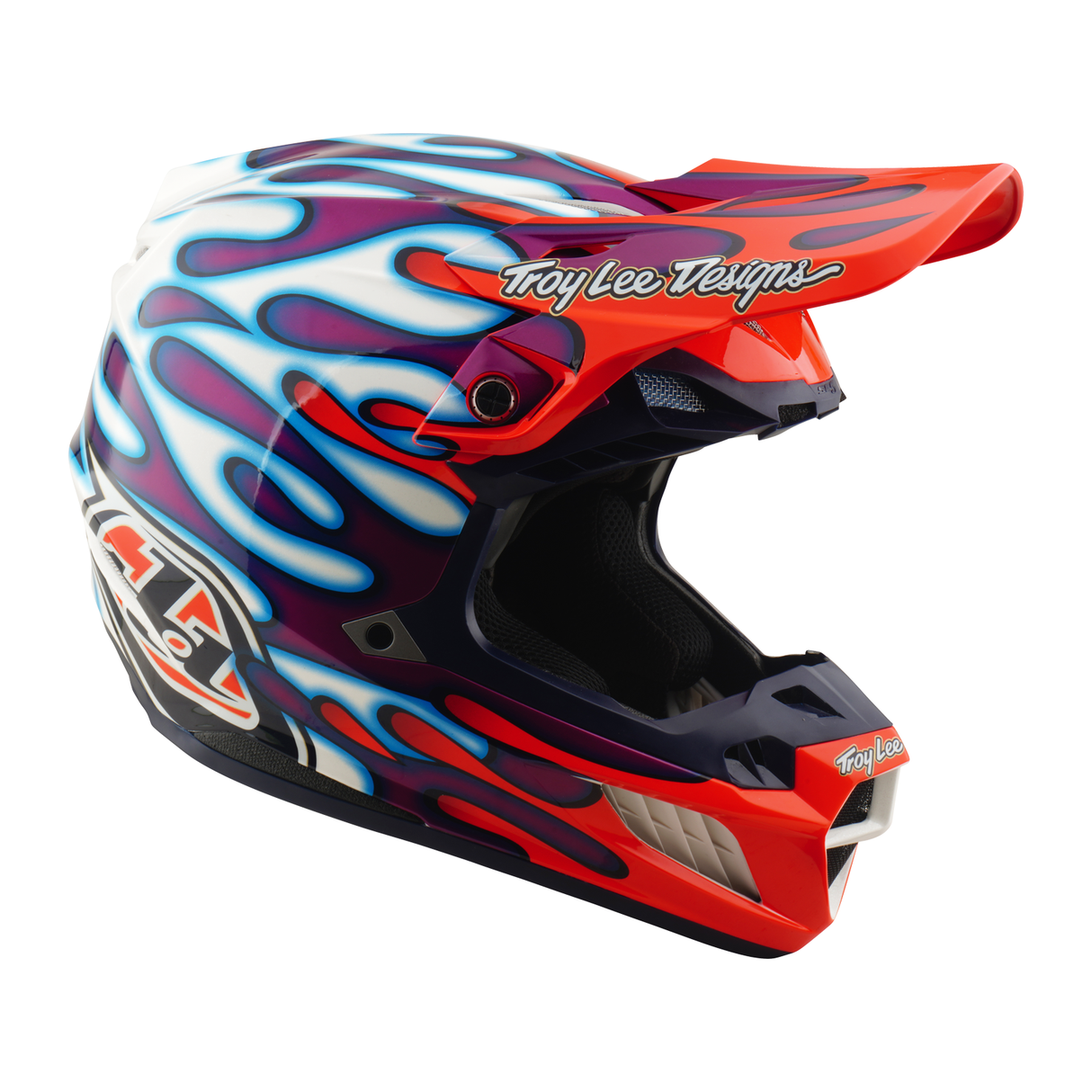 SE5 Composite Helmet w/Mips Overspray - Violet/White