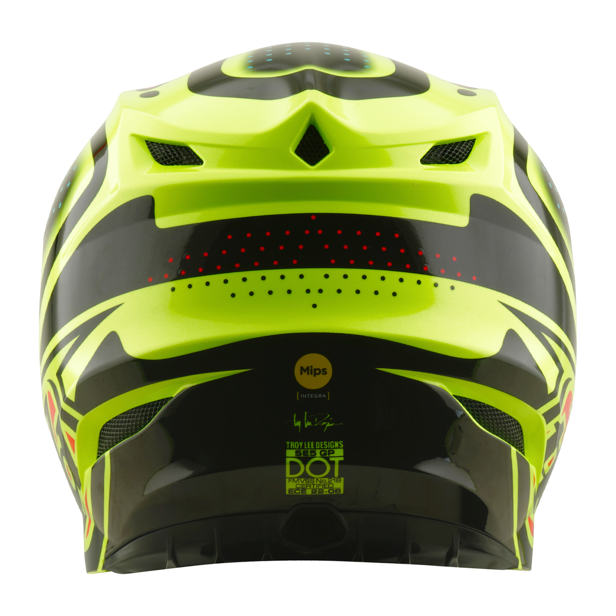 SE5 Polycarbonate Helmet w/Mips The Line - Flo Yellow