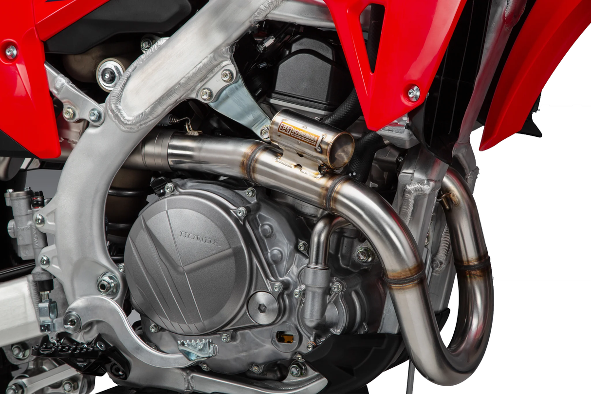 Yoshimura RS-12 Full Exhaust System (Stainless Steel/Aluminium/Carbon Cap) Honda CRF450R 21-24