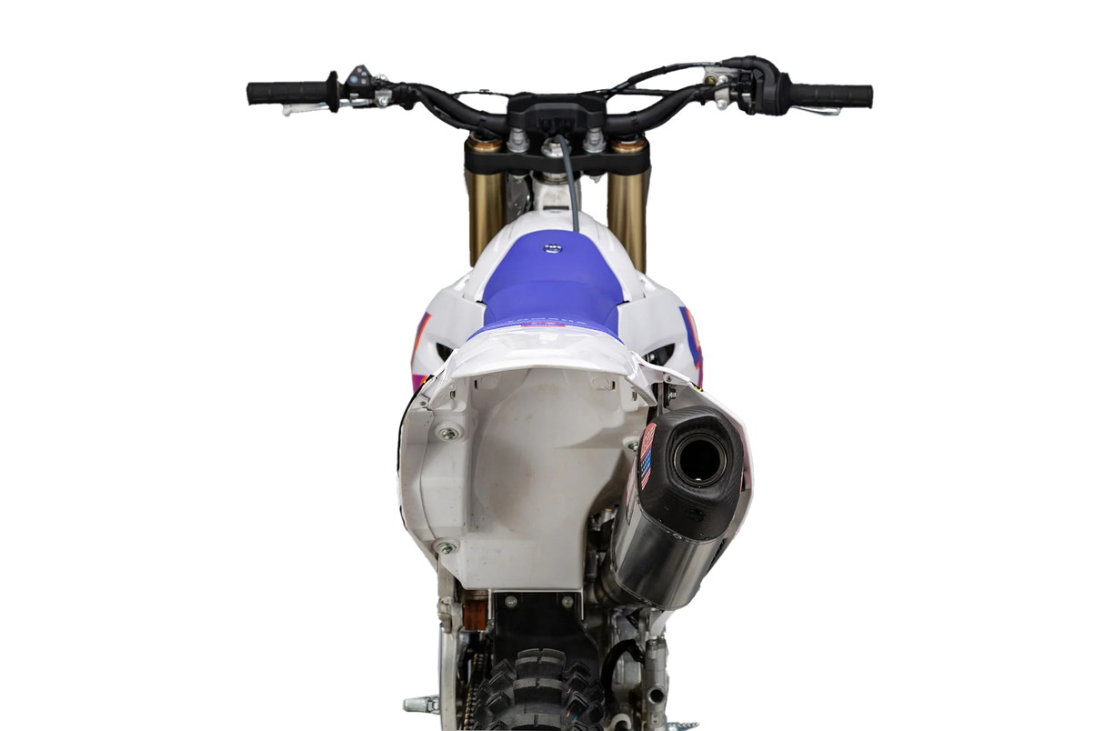 Yoshimura RS-12 Full Exhaust System (Stainless Steel/Aluminium/Carbon Cap) Yamaha YZ250F 24