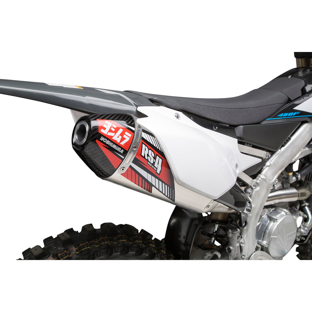 Yoshimura RS-4 Slip On (Aluminium/Carbon Cap) Yamaha YZ450F 18-22 WR450F 19-22