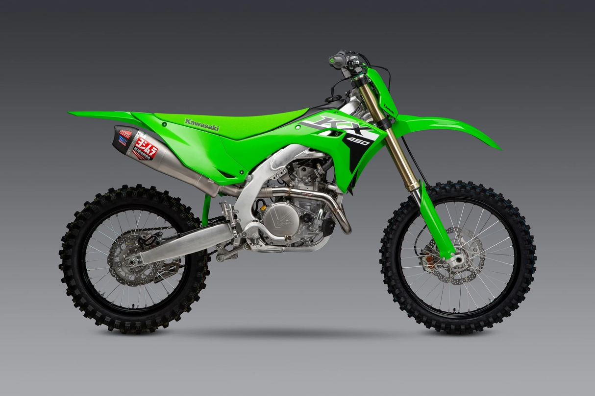 Yoshimura RS-12 Full Exhaust System (S.Steel/Alu/Carbon Cap) Kawasaki KX450F 24
