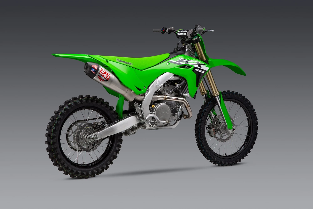 Yoshimura RS-12 Full Exhaust System (S.Steel/Alu/Carbon Cap) Kawasaki KX450F 24