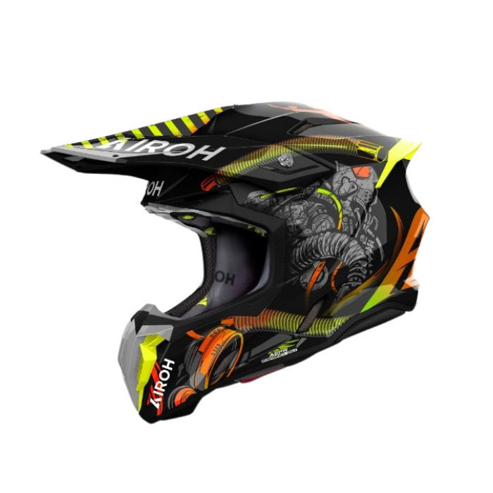 Airoh Twist 3 Toxic Gloss MX Adult Helmet