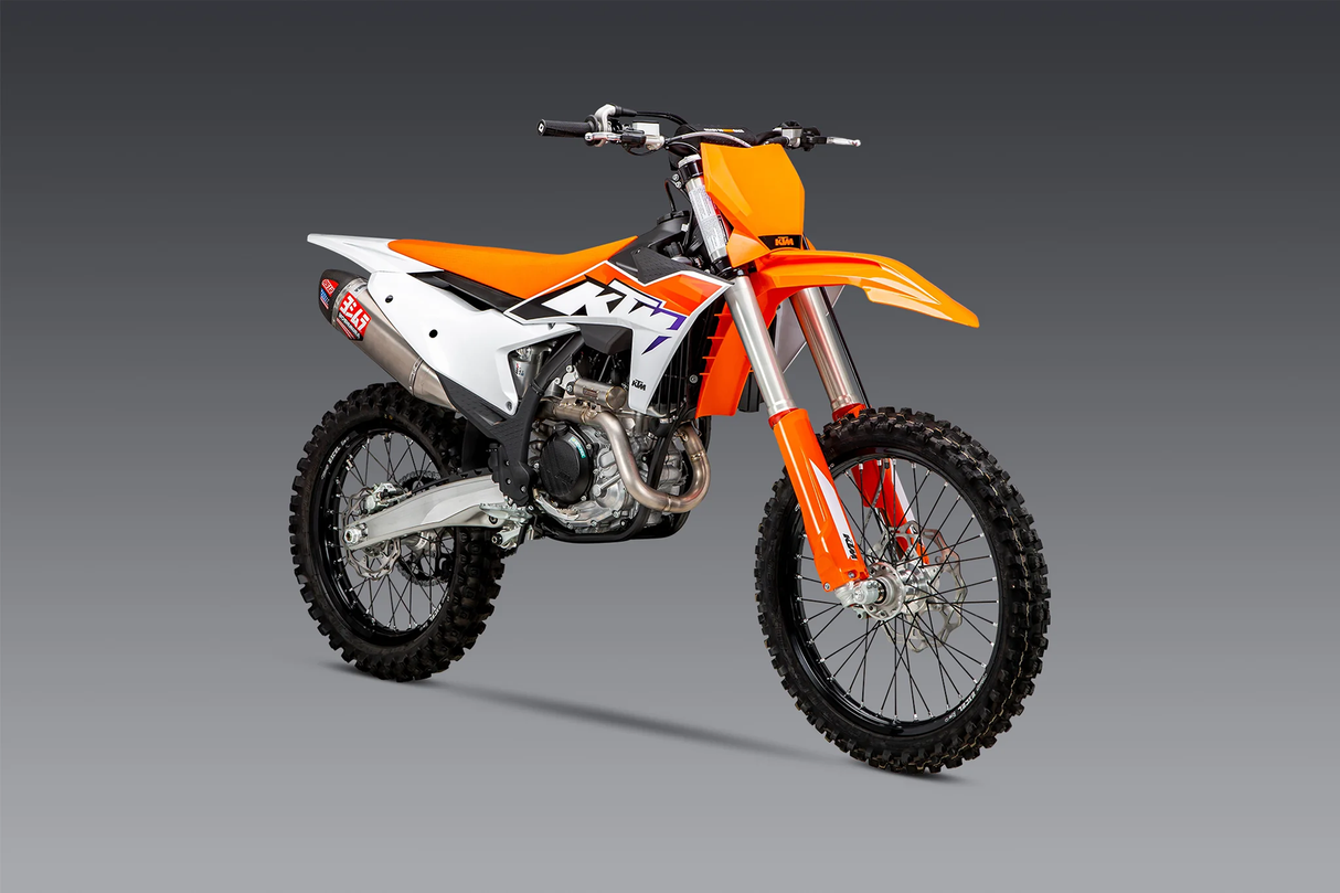 Yoshimura RS-12 Full Exhaust System (Ti/Carbon Cap) KTM SX450/Husqvarna FC450 22-24