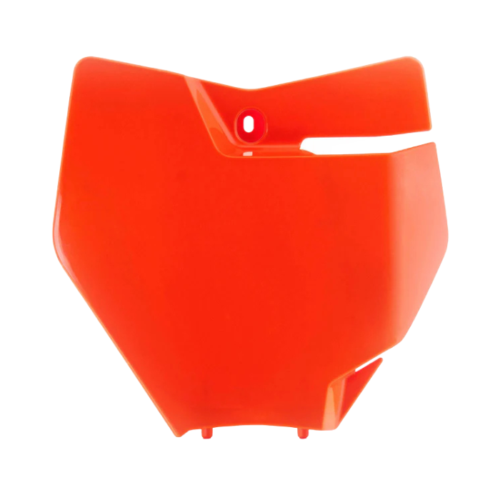 Acerbis front number plate in various colours for KTM SX125/144/150 2016-2018, SX250 2017-2018, and SXF250/350/450 2016-2018 motocross bikes