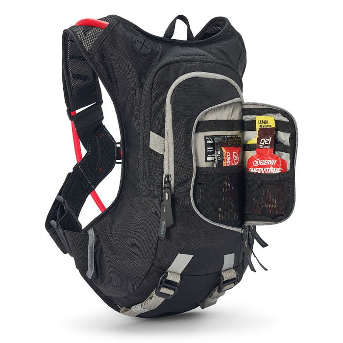 USWE RAW 8 HYDRATION BACKPACK - BLACK/GREY