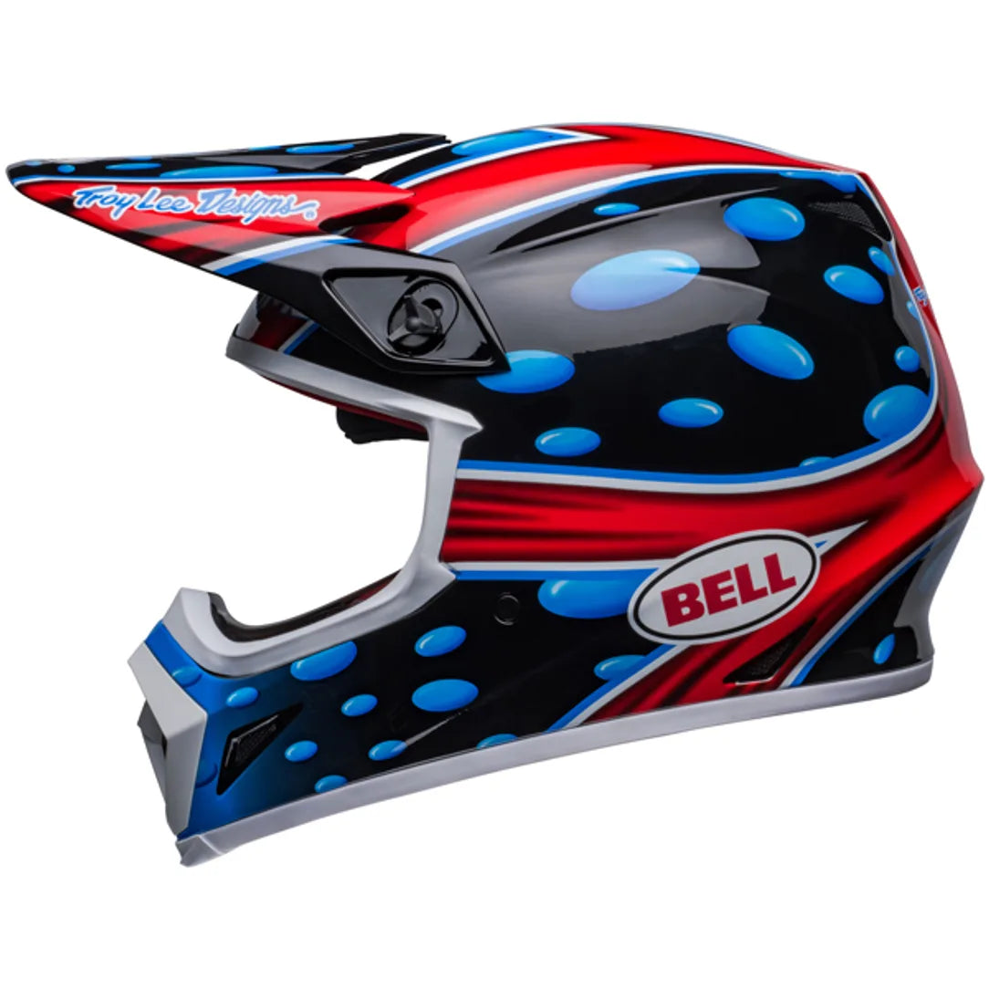 BELL MX 2024 MX-9 MIPS ADULT SHOWTIME BLACK RED HELMET