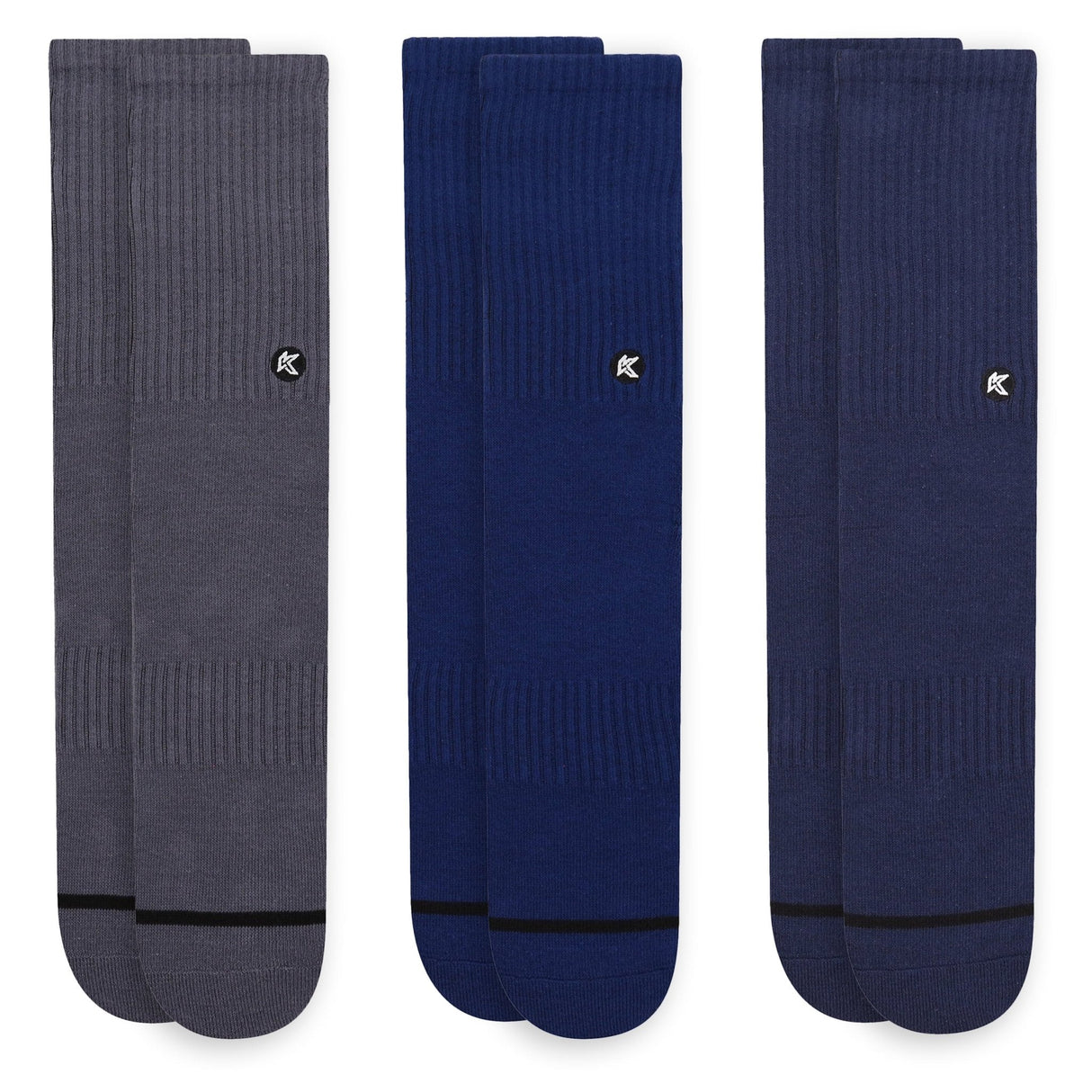 3 Pack Deep Ocean Crew Sock