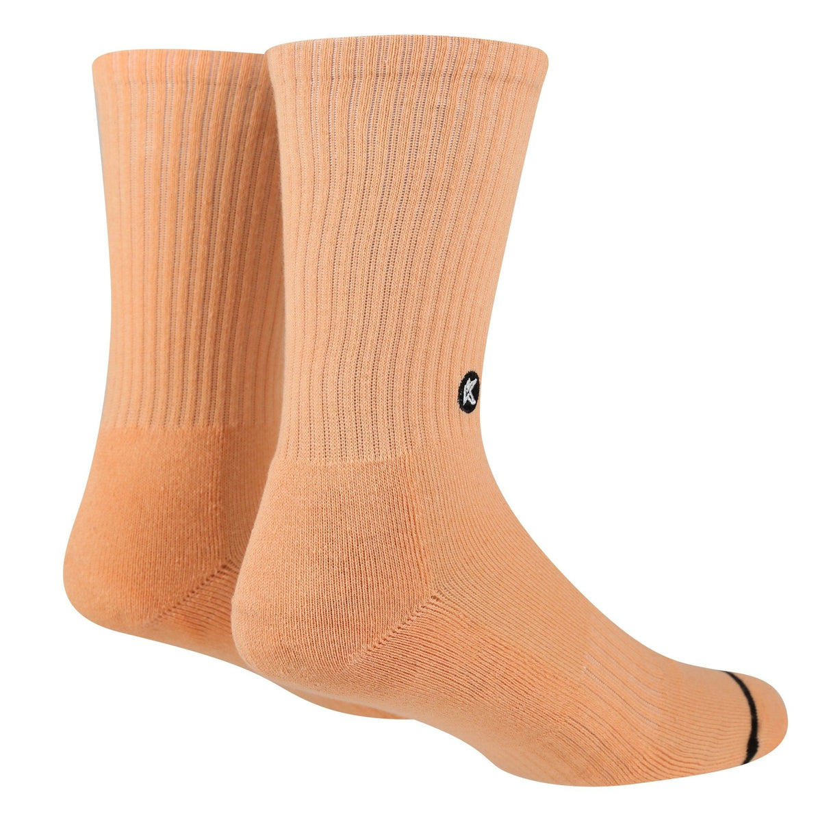 3 Pack Peach Crew Sock