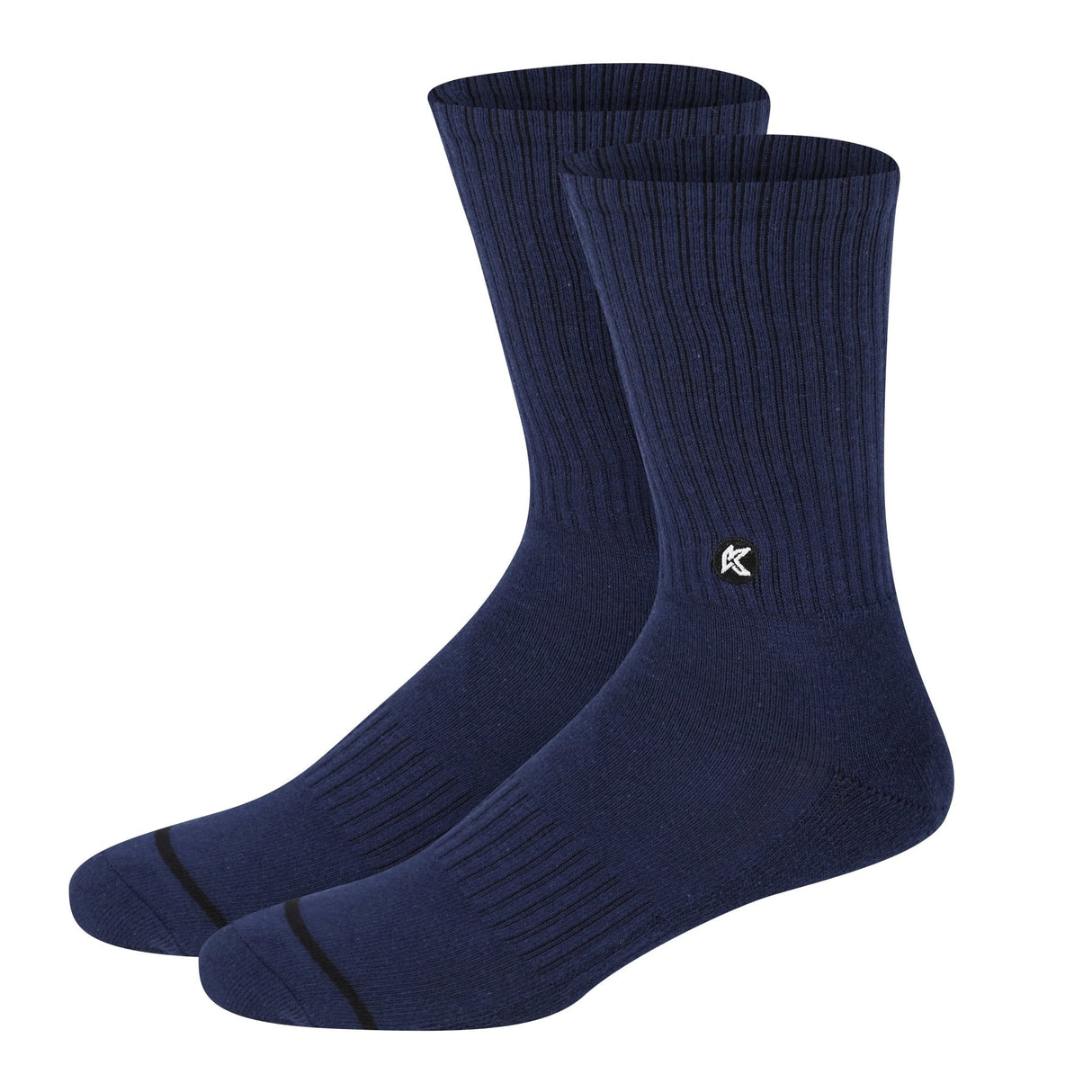 3 Pack Petrol Blue Crew Sock