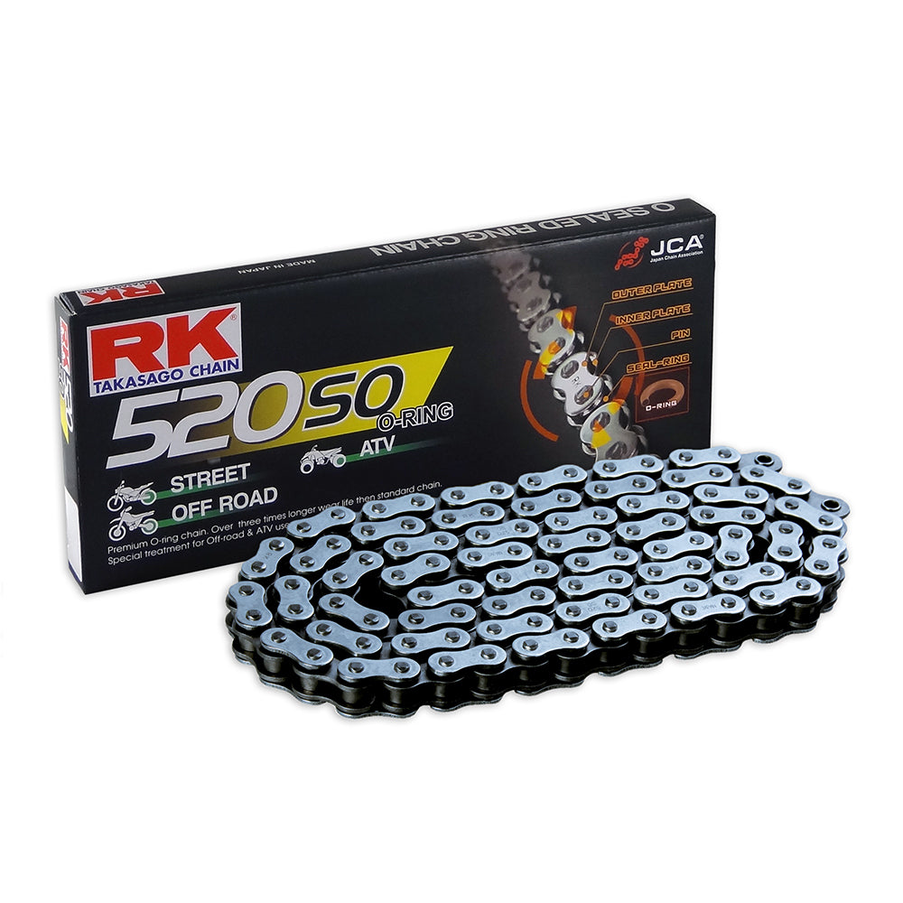 RK 520SO-114 O-Ring Clip Link Chain - Off Road