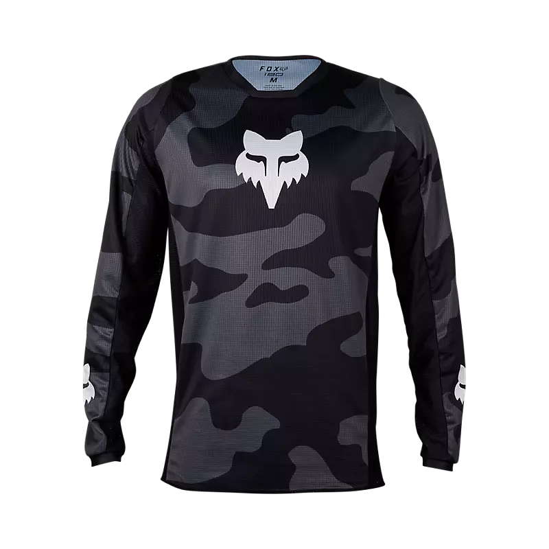 FOX 180 BNKR JERSEY - BLACK CAMO