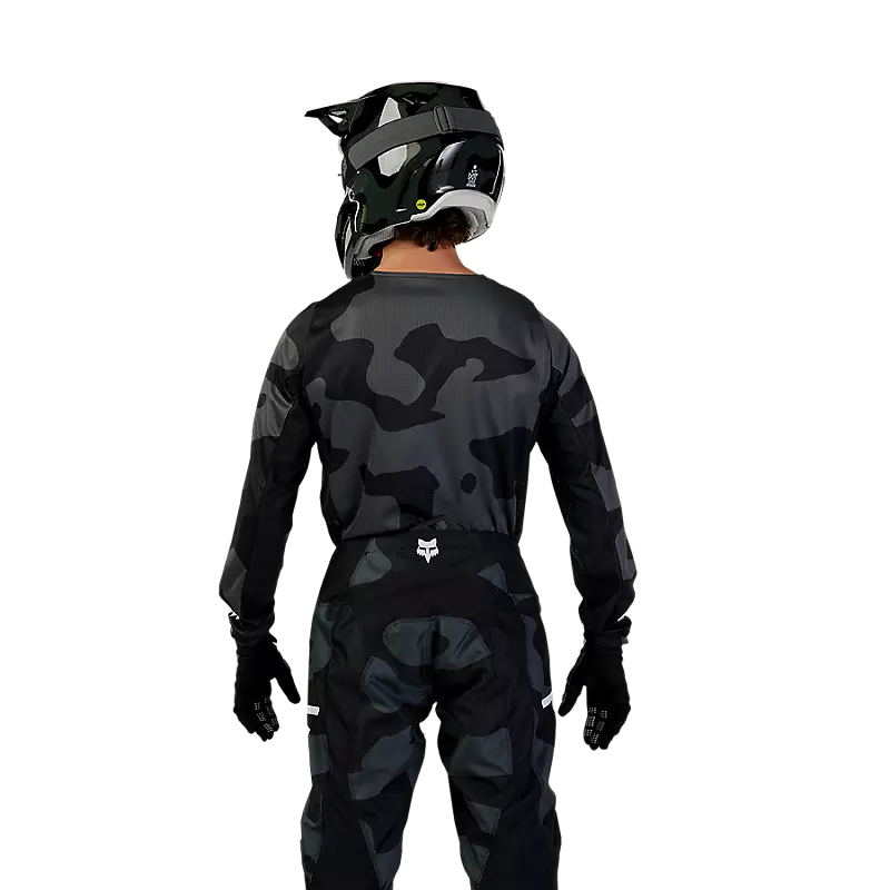FOX 180 BNKR JERSEY - BLACK CAMO