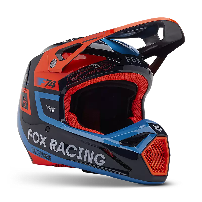 FOX V1 RACE SPEC HELMET - MIDNIGHT