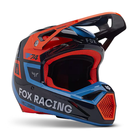 FOX YTH V1 RACE SPEC HELMET - MIDNIGHT
