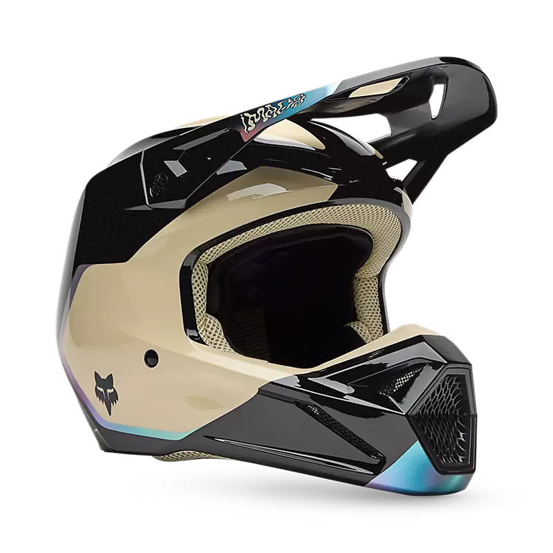 FOX V1 HELLO FUTURE HELMET BLK