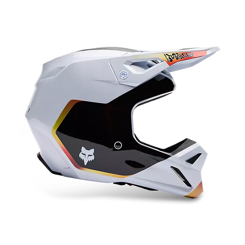 FOX V1 HELLO FUTURE HELMET WHT