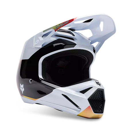 FOX V1 HELLO FUTURE HELMET WHT