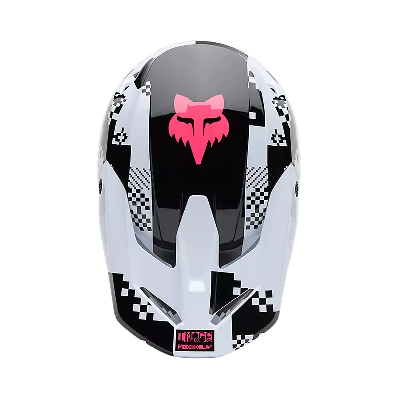 FOX V1 DIGI IMAGE HELMET BLK/PNK