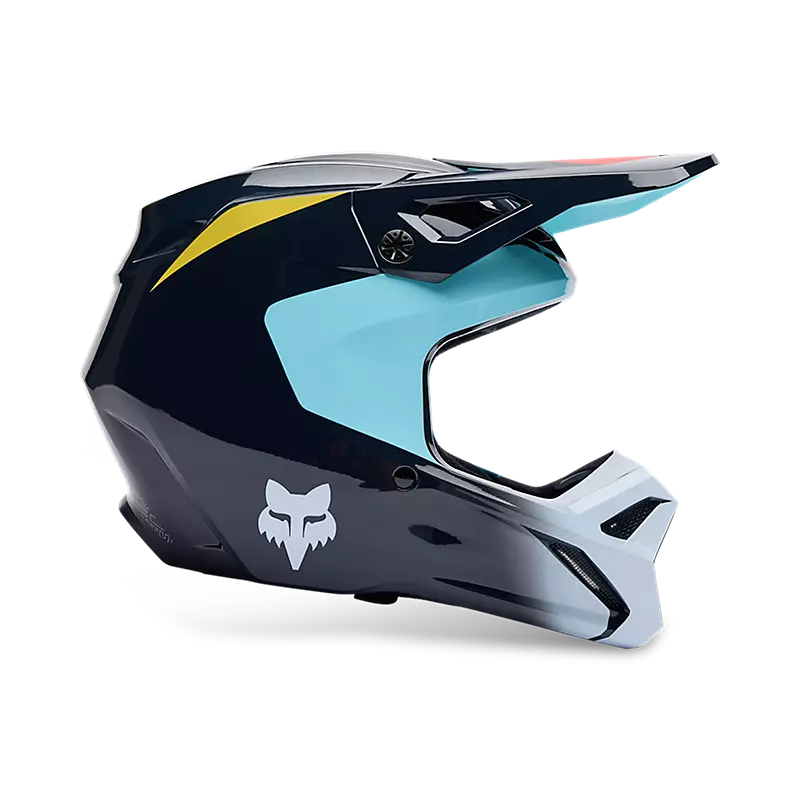 FOX YTH V1 ELEVATED HELMET LT BLU