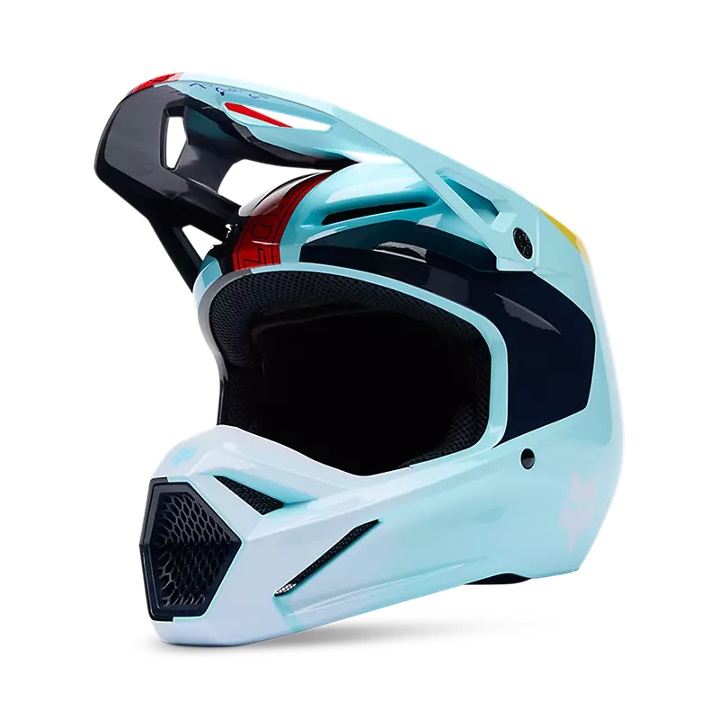 FOX YTH V1 ELEVATED HELMET LT BLU