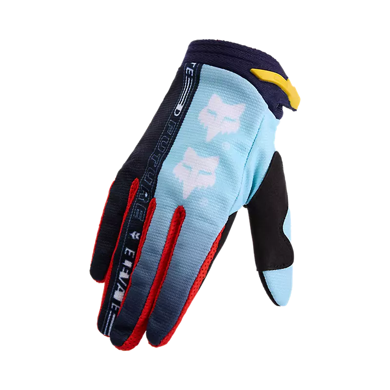 FOX YTH 180 ELEVATED GLOVE LT BLU