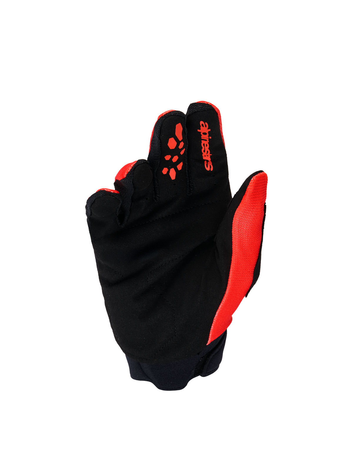 YOUTH & KIDS FULL BORE V2 GLOVES - BRIGHT RED/BLACK