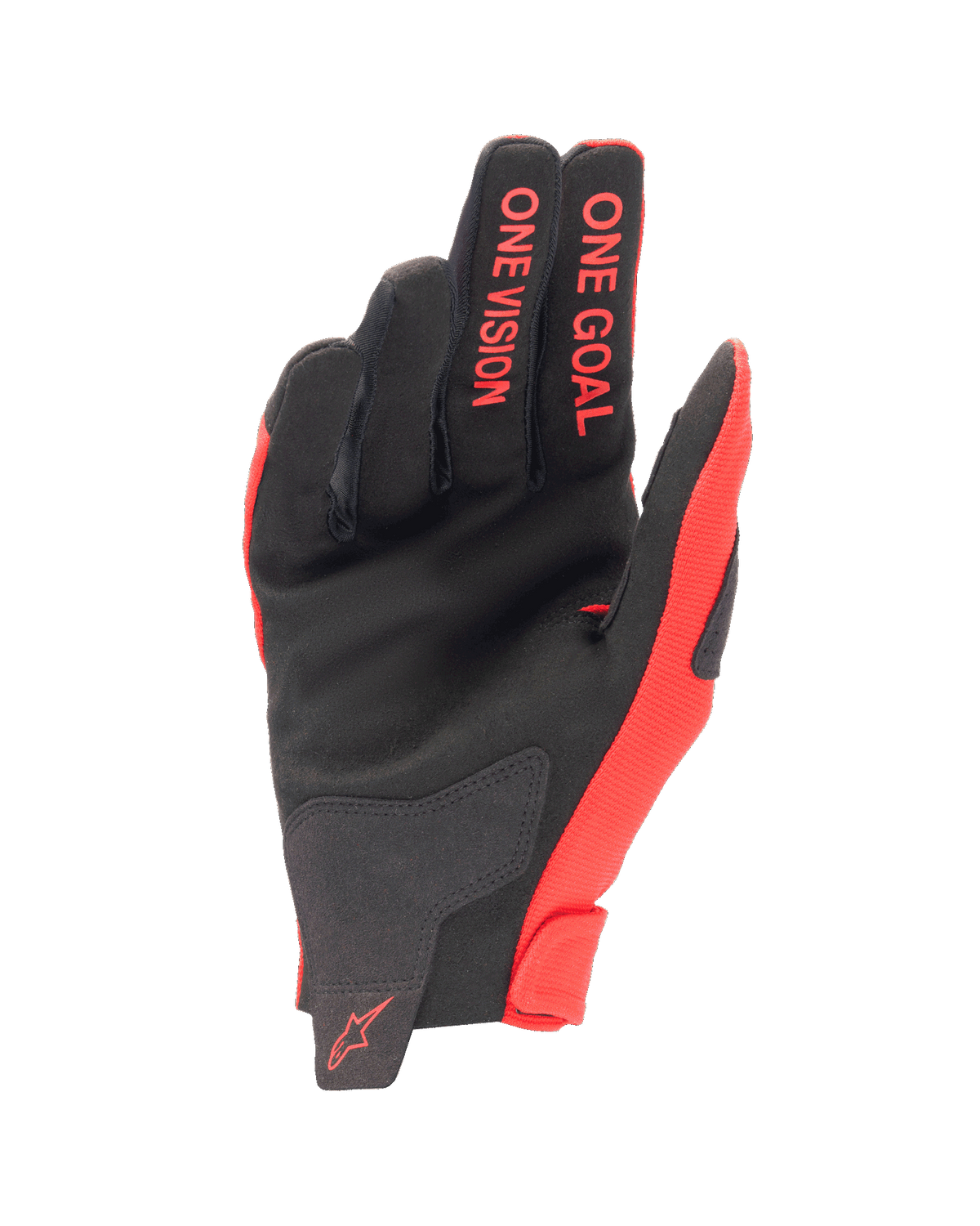 YOUTH RADAR GLOVES - MARS RED/SILVERK