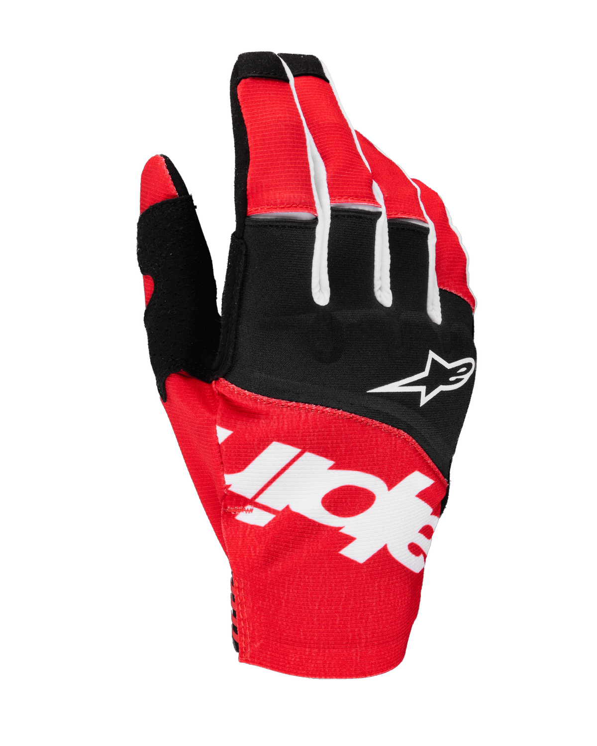 TECHSTAR GLOVES - BLACK/BRIGHT RED