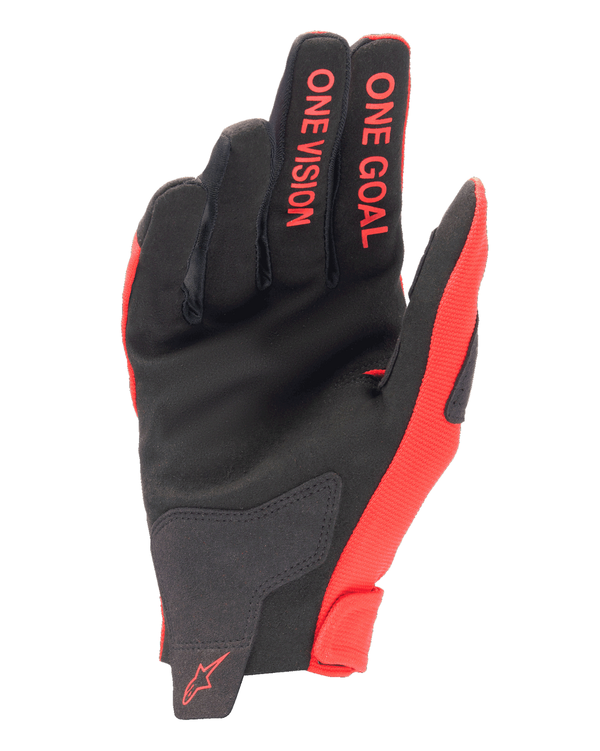 RADAR GLOVES - MARS RED/SILVERK