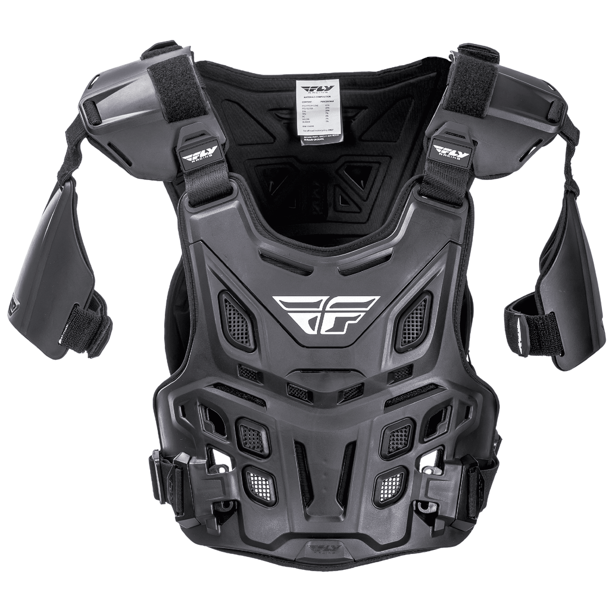 Fly Racing 2025 Revel Roost Guard Offroad CE Adult (Black)