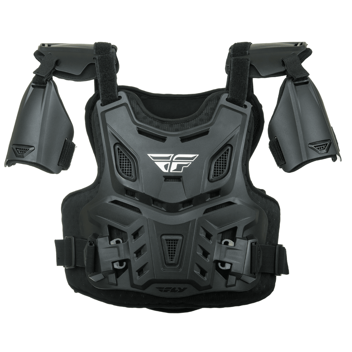 Fly Racing 2025 Youth Revel Roost Guard Offroad CE (Black)