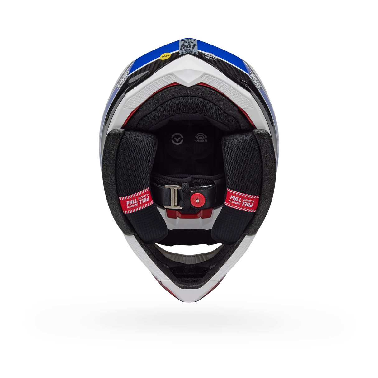 Bell MX 2025 Moto-10 Spherical Mips Adult Helmet (RSD Old Glory Gloss Blue / Red)