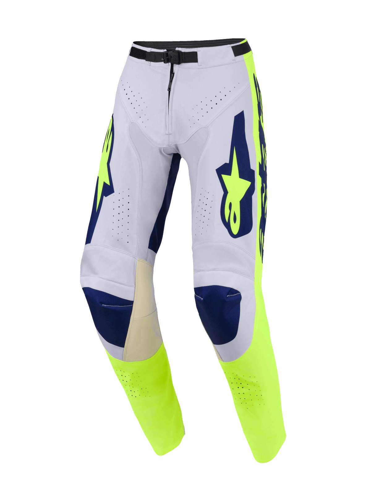 RACER AIR RIWAY PANTS - LIGHT GRAY/YELLOW FLUO/BLUE Alpinestars motocross kit