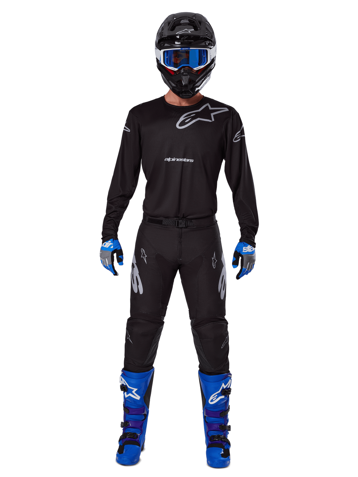 RACER GRAPHITE PANTS - BLACK/GRAY