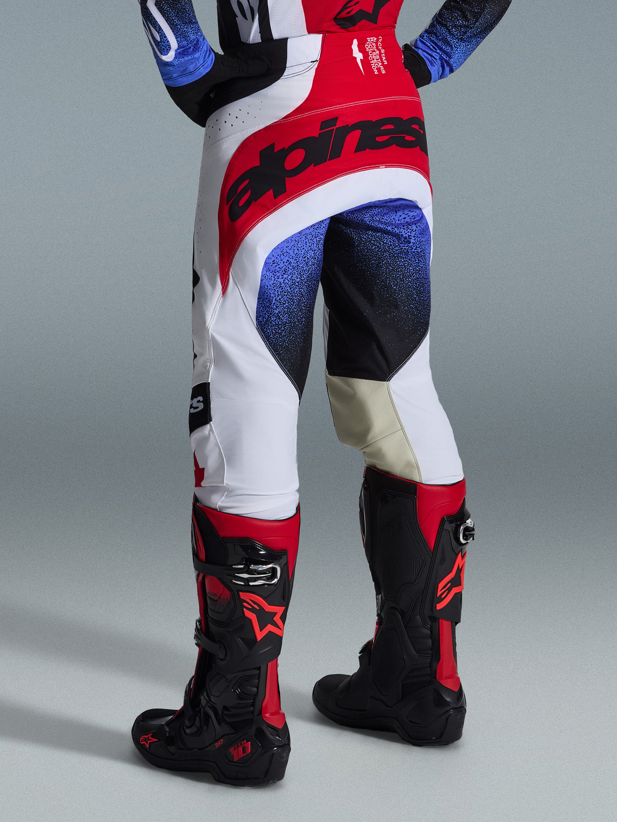 TECHSTAR KNIF PANTS - BLACK/WHITE/RED