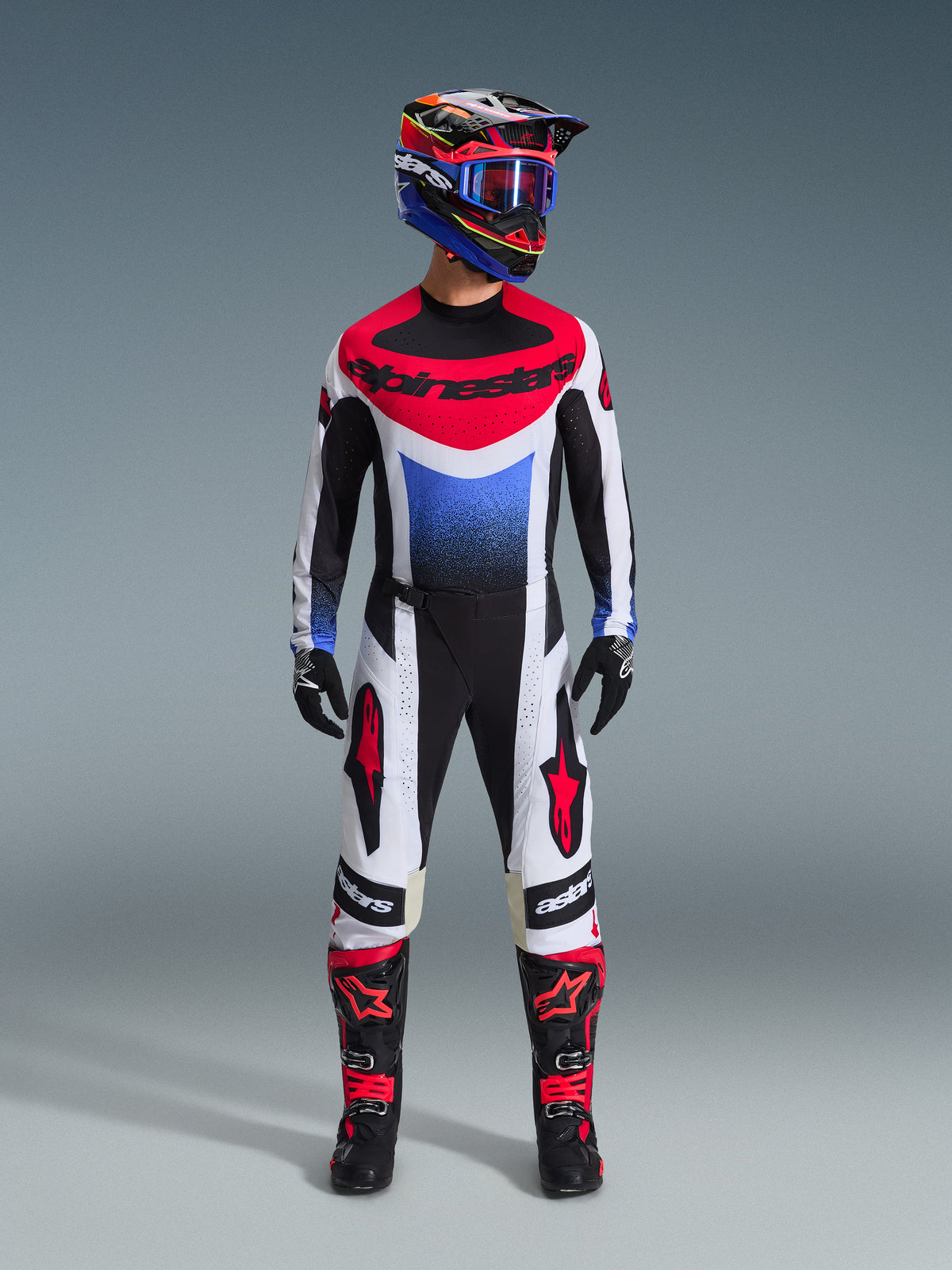 TECHSTAR KNIF PANTS - BLACK/WHITE/RED