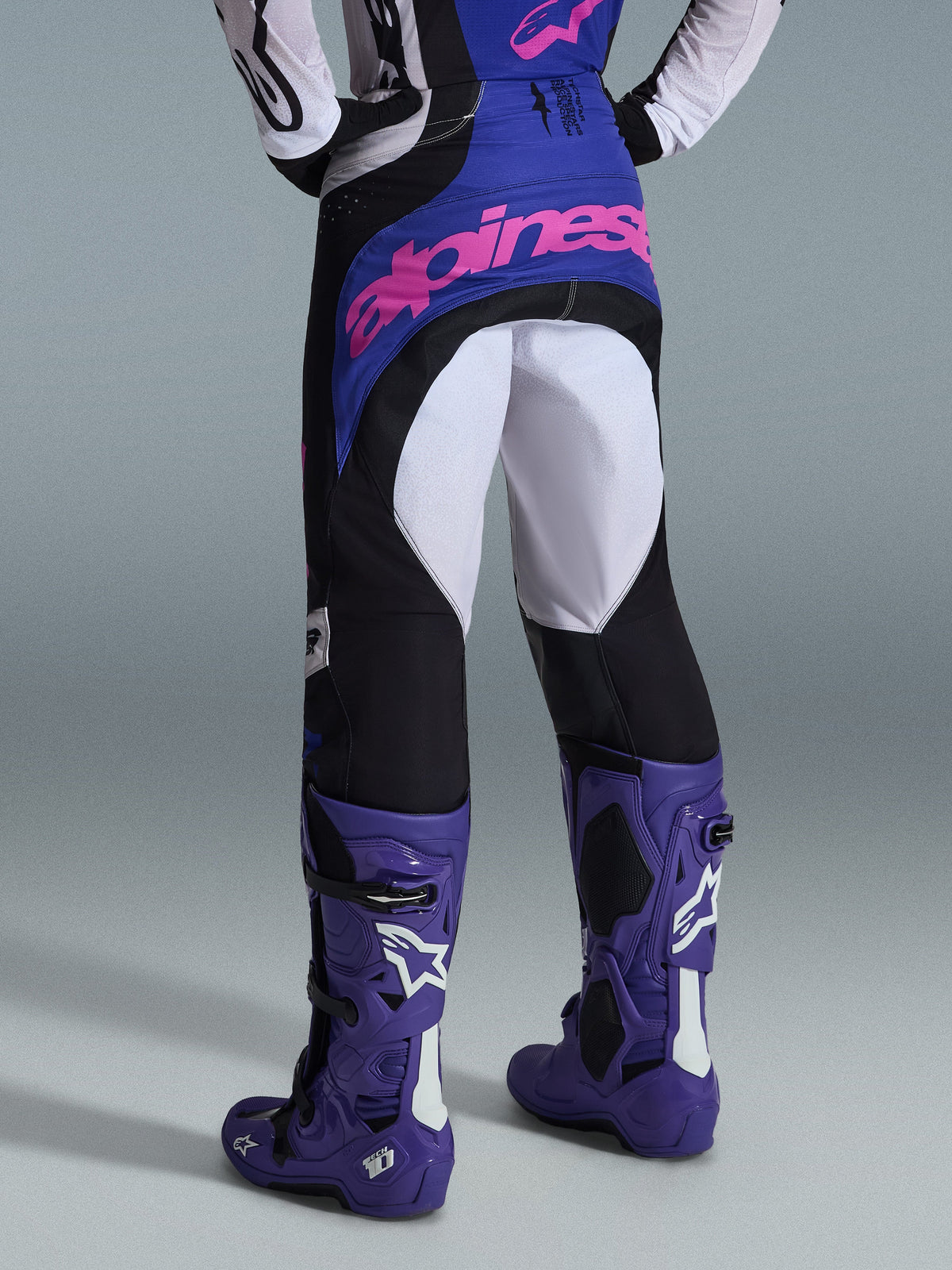 TECHSTAR KNIF PANTS - BLACK/LIGHT GRAY/PURPLE