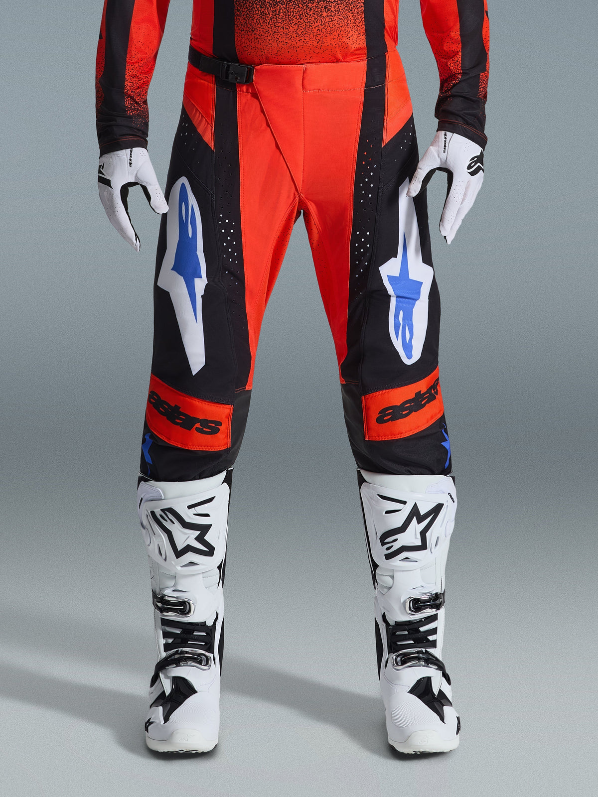 TECHSTAR KNIF PANTS - ORANGE/BLACK/UCLA BLUE